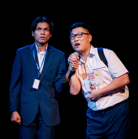 Image of cast members Rino Junior John and Mitchell Fang