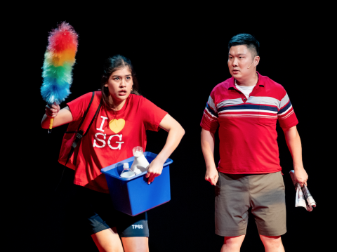 Photo credit: Poh Yu Khing, Courtesy of Esplanade – Theatres on the Bay Image of cast members Arielle and Mitchell