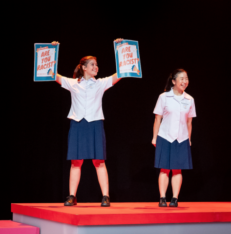 Photo credit: Poh Yu Khing, Courtesy of Esplanade – Theatres on the Bay Image of cast members Arielle and Cheryl