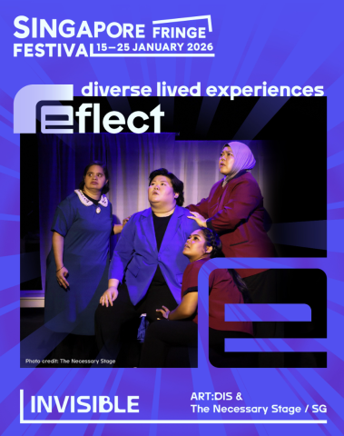 Invisible's key visual for Singapore Fringe Festival 2026